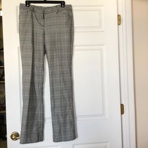 Black and White Plaid Express Slacks